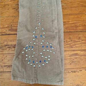 Bebe studded flare cords size 27